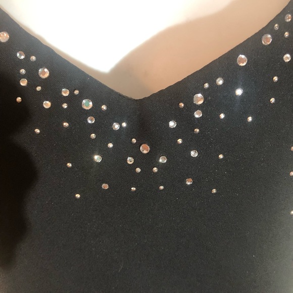 Dave & Johnny Diamond Strap Prom Gown - Picture 3 of 15